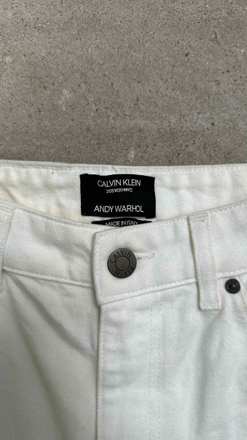 Calvin Klein 205W39NYC X Andy Warhol Foil-printed Jeans