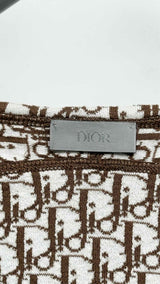 Dior X Cactus Jack Oblique-lined Zip-up Hoodie