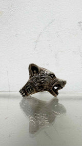 Gucci Anger Forest Wolf Head Ring