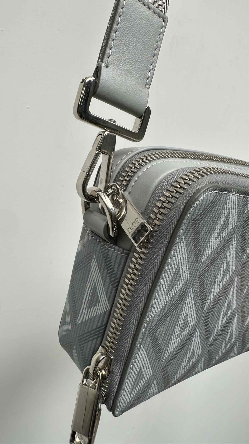 Dior Coated-canvas CD Diamon Messenger Bag