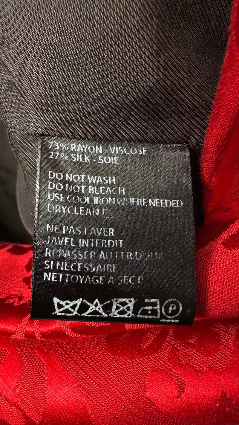 Ann Demeulemeester Botanical Jacquard Blazer Jacket