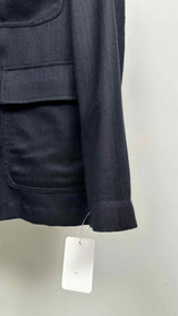 Dries Van Noten Pinstripe Worsted Wool Jacket