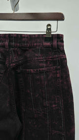 Acne Studios Tie-dye Raw end Pin-stripe Jeans