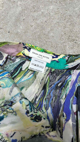 Dries Van Noten Marble Pleated Skirt