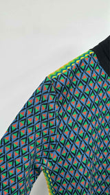 PRADA High-neck Geometric Sweater