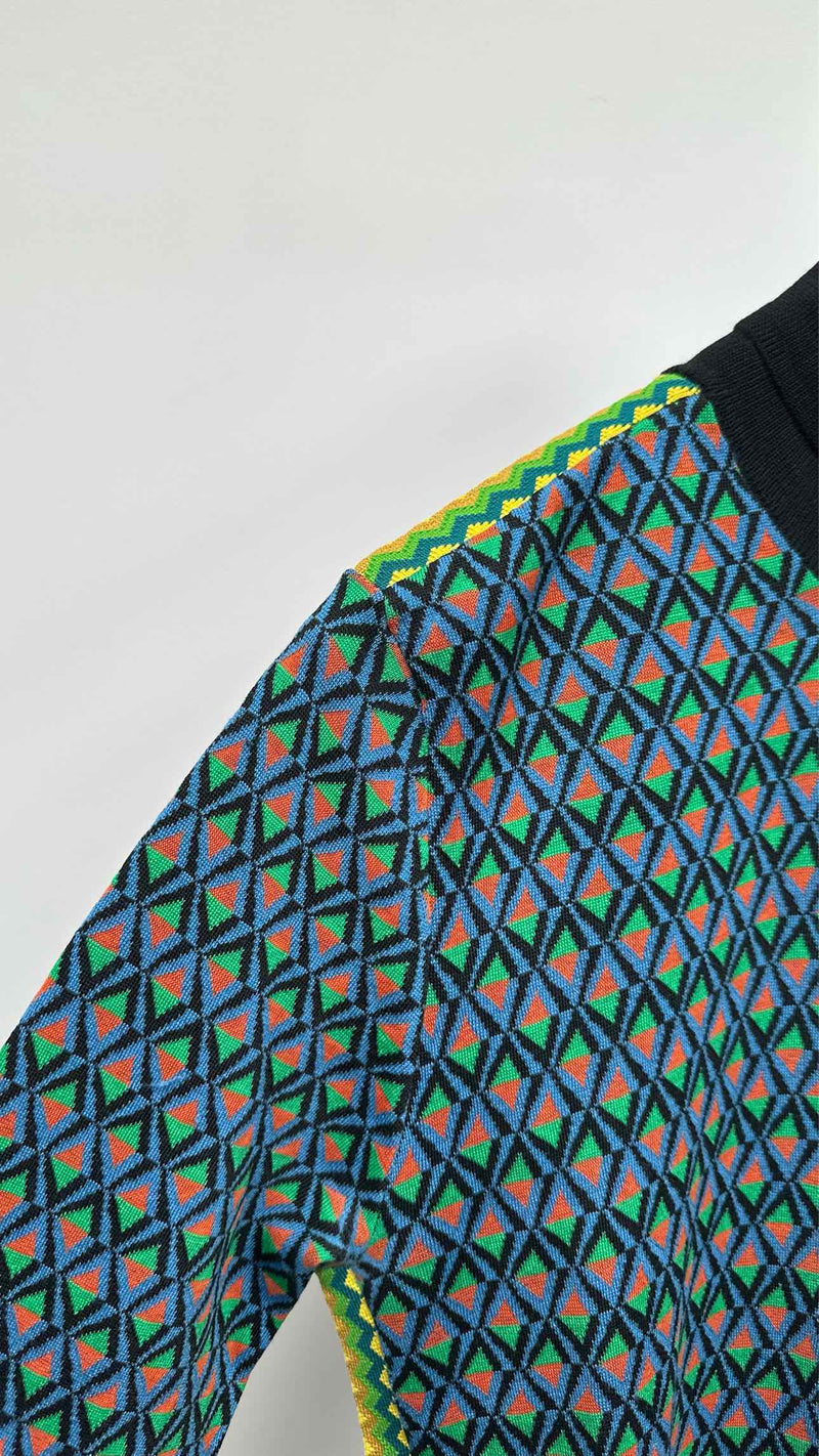 PRADA High-neck Geometric Sweater