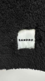 Sandro Shearling Short Coat
