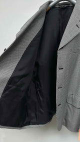 Comme Des Garcons Houndstooth Oversized Blazer Jacket