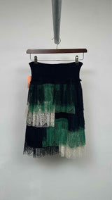 Sacai Ruffled Lace Mini-Skirt