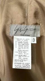 Yohji Yamamoto Pour Homme Front- faux-fur Side-pleated Glitter Kilt