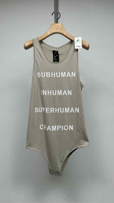 Rick Owens X Champion Logo Basketball Tank Top