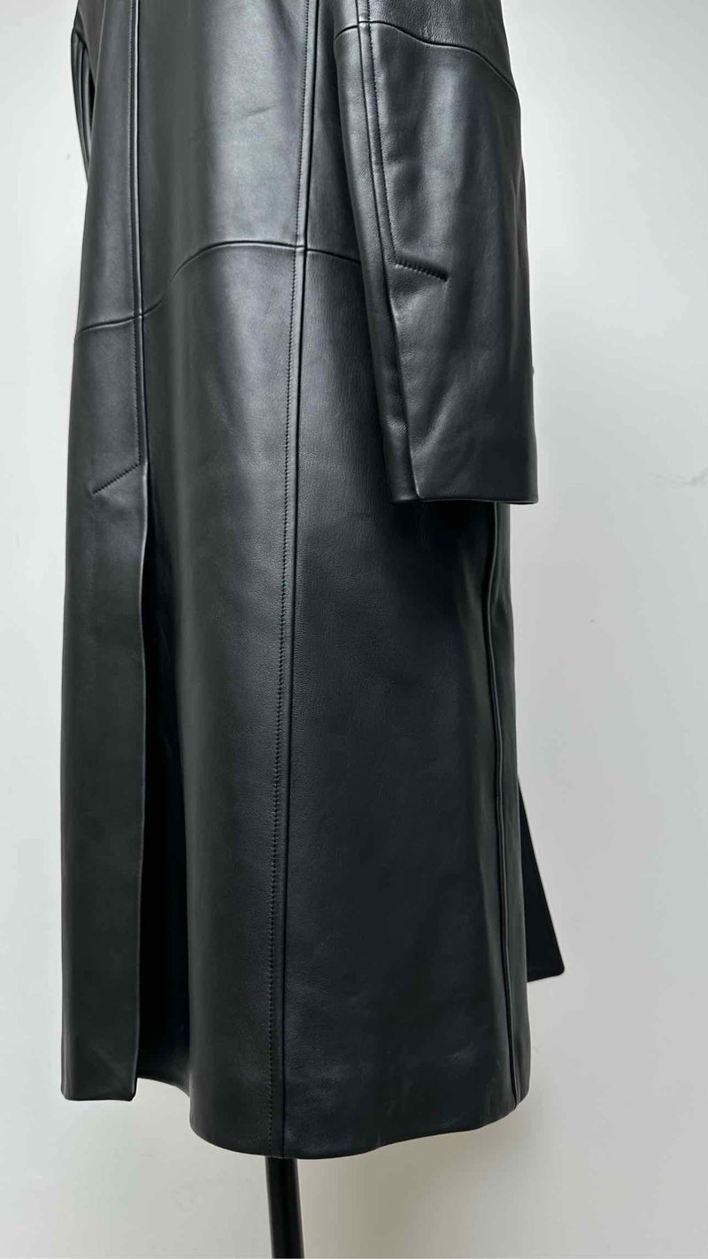 Dion Lee Longline Leather Trench Coat