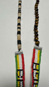 Balenciaga Beaded Logo Necklace