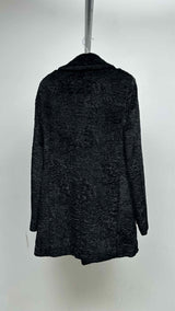 Saint Laurent Faux-fur Double-breast Coat