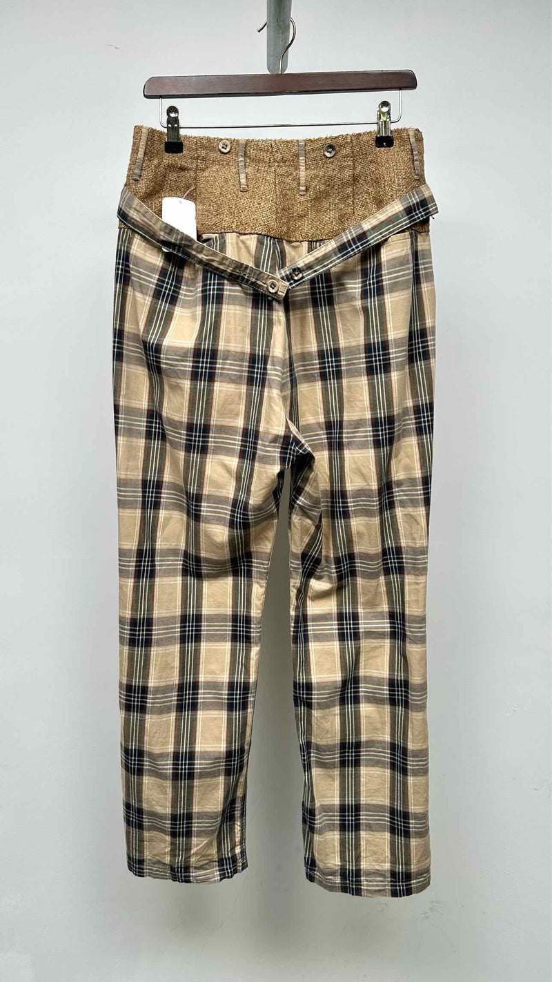 Kapital High Waisted Plaid Pants