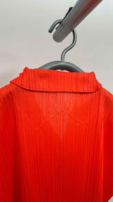 Pleats Please S/S Pleated Polo Shirt