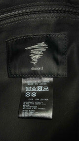 Discord Yohji Yamamoto Clasp Leather Bag
