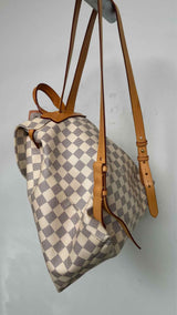Louis Vuitton Damier Azur Sperone Leather Backpack