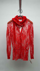 Balenciaga Floral-lace Blouse