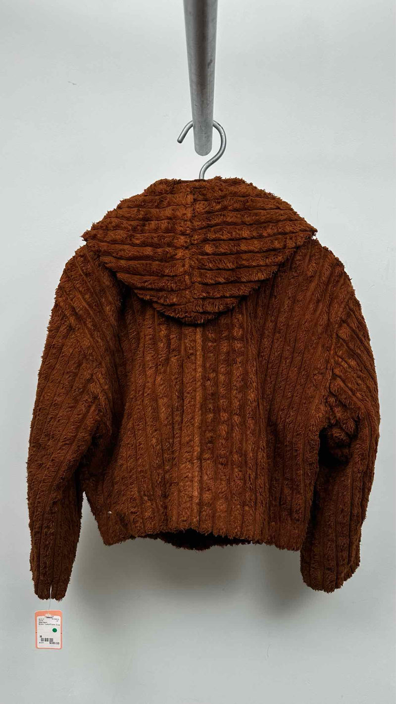 Issey Sport Big-collar Fazzy Corduroy Jacket