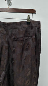 Comme Des Garcons Homme Plus Jacquard Satin Stripe Pants