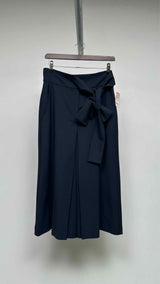 Weekend Max Mara Waist-Ribbon Cropped Wide Pants