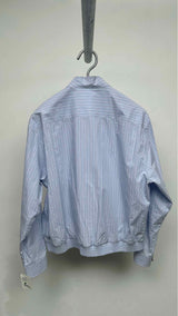 Christian Dior Mock Neck Striped Light Bomber Jacket