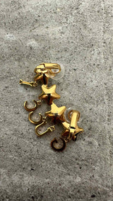 Gucci Crystal-star Script Earrings