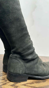 GUIDI Suede Long Boots