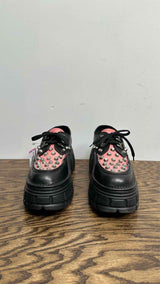 Miu Miu Bicolor Studded Platform Derby