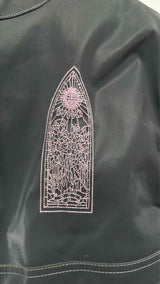 Who Decides War Quilted-lining Painted Workers Bomber Jacket