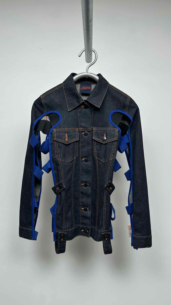Jean Paul Gaultier Cut-Out Denim Jacket