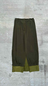 Comme Des Garçons Bottom Layered Pleated Long Skirt