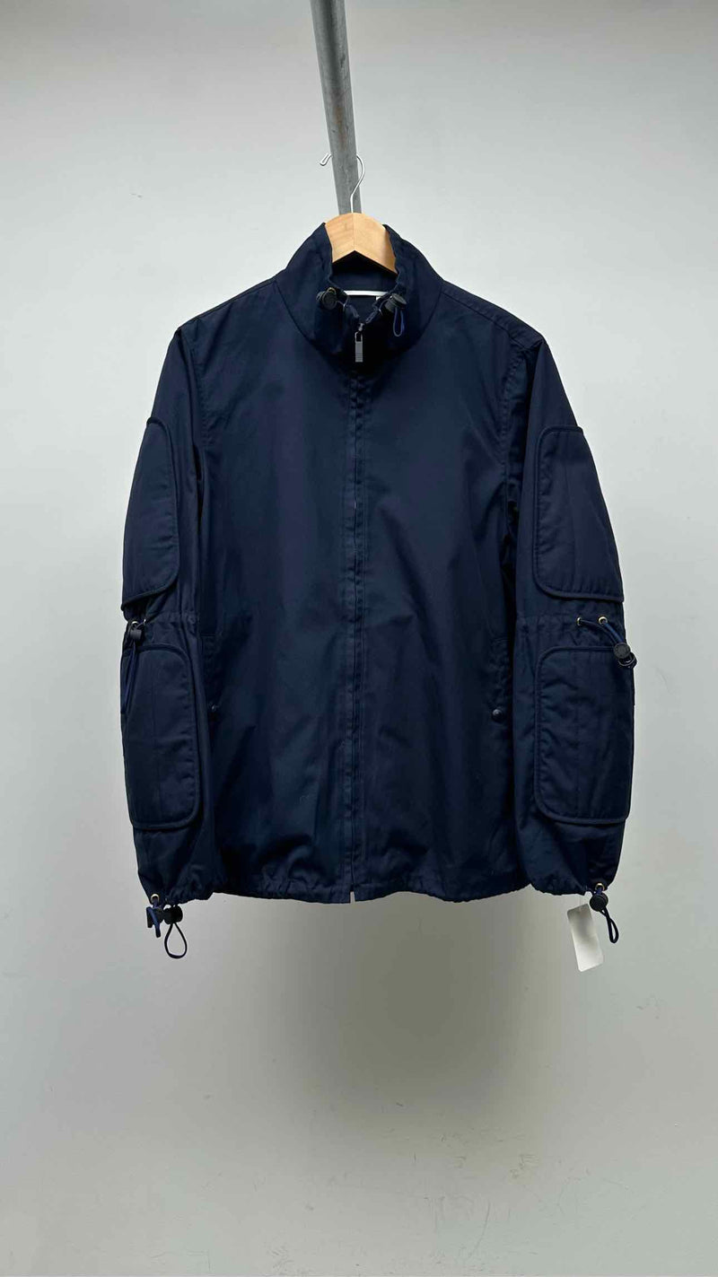 Thom Browne Sleeve Paneled Zip-up Jacket