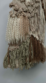 Rodarte Mixed-media Hand-knit Fringe Long Skirt