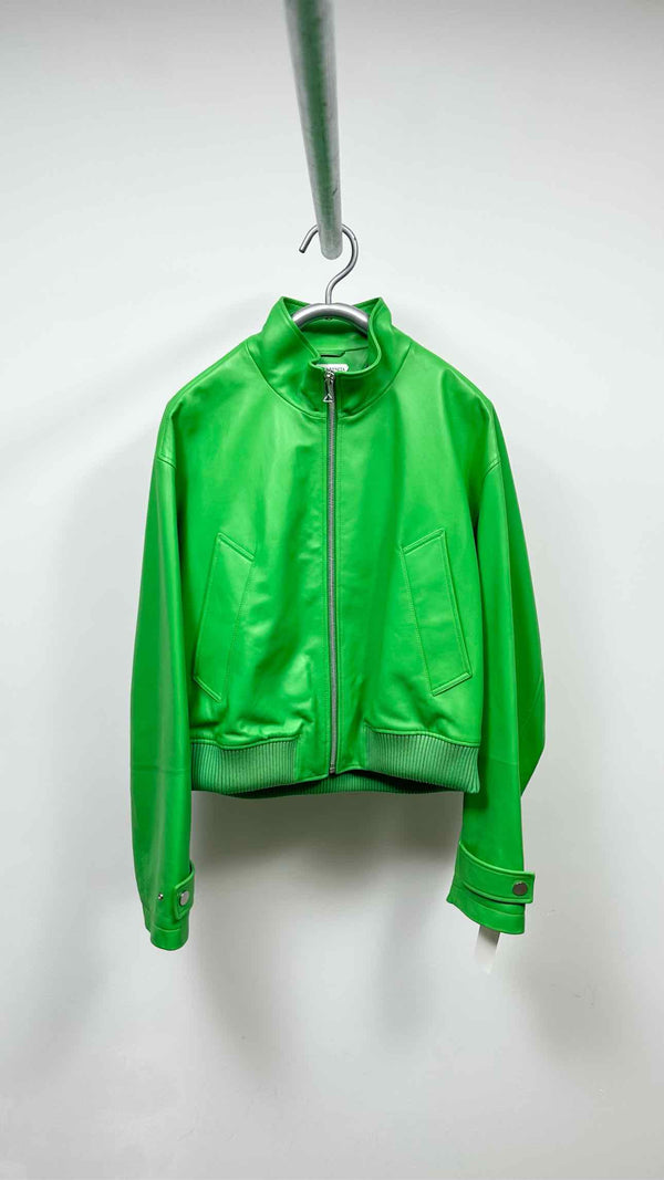Bottega Veneta High-neck Leather Jacket