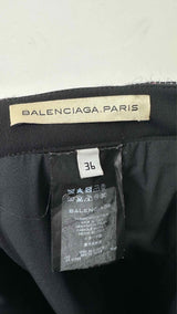 Balenciaga Check Jacquard Hybrid Skirt