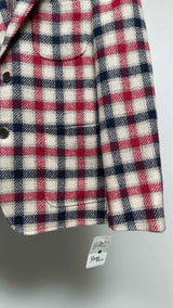 Thom Browne Checker Tweed Blazer Jacket