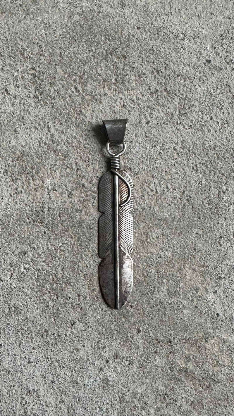 Vintage Feather Pendant