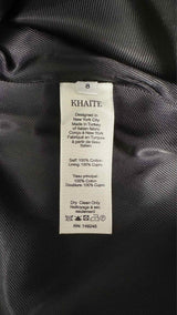 Khaite Front-slit Corduroy Long Skirt