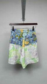 Dries Van Noten Floral-printed Easy Shorts