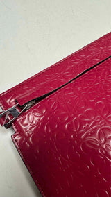 LOEWE Embossed Anagron Clutch Bag