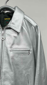 Schott X Supreme Leather Racer Jacket