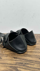 LOEWE Pointy Shearling Moccasins
