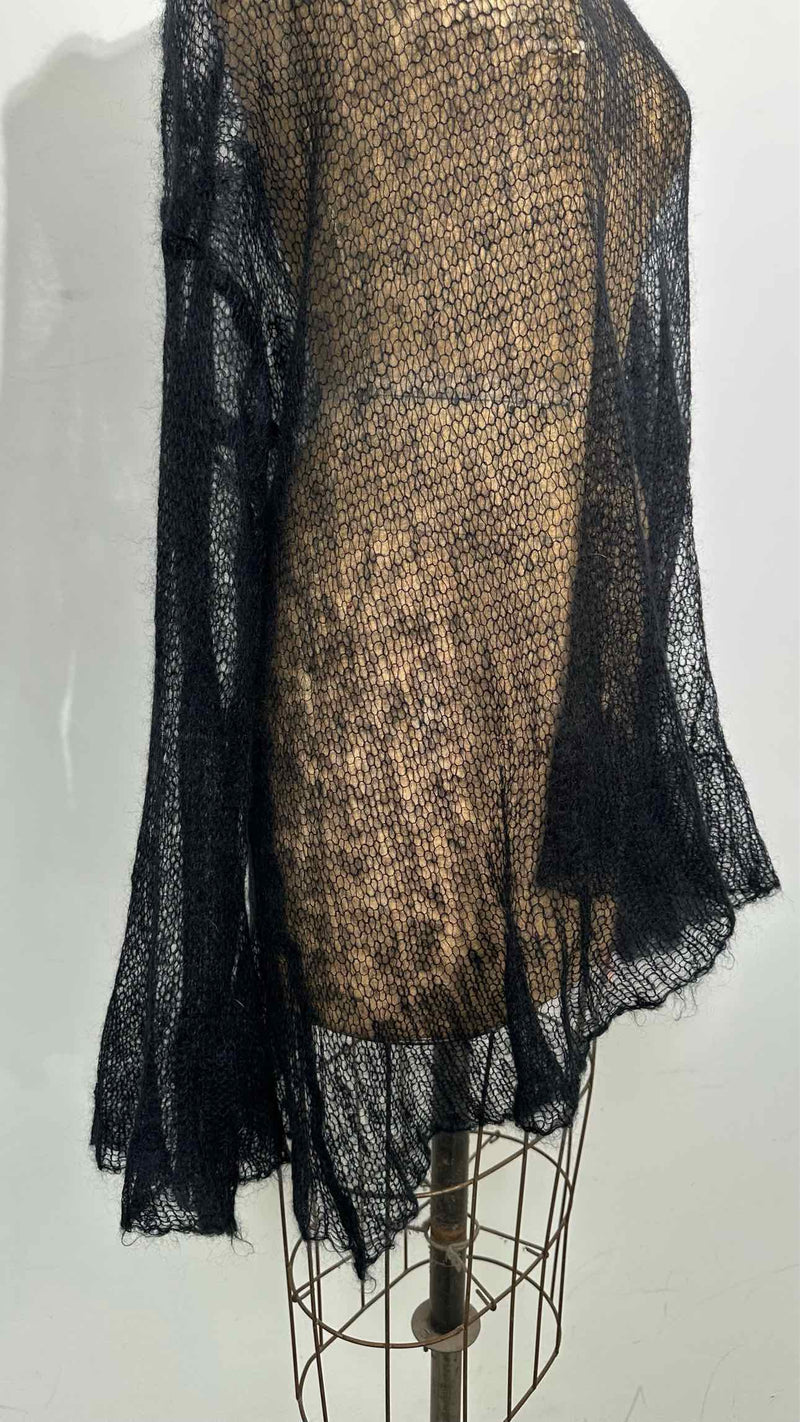 Ann Demeulemeester Sheer Mohair Oversized Sweater