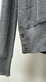 Thom Browne L/S Stitching Stripe Polo Shirt
