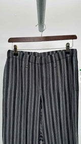 Homme Plisse Stripe Pleated Easy Shorts