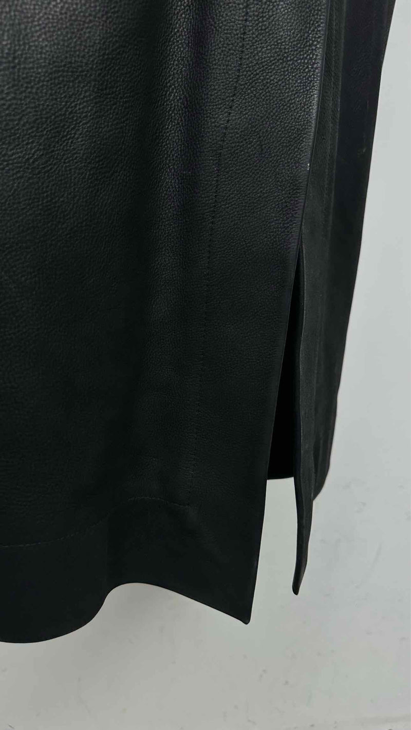 Rick Owens Long Leather Vest