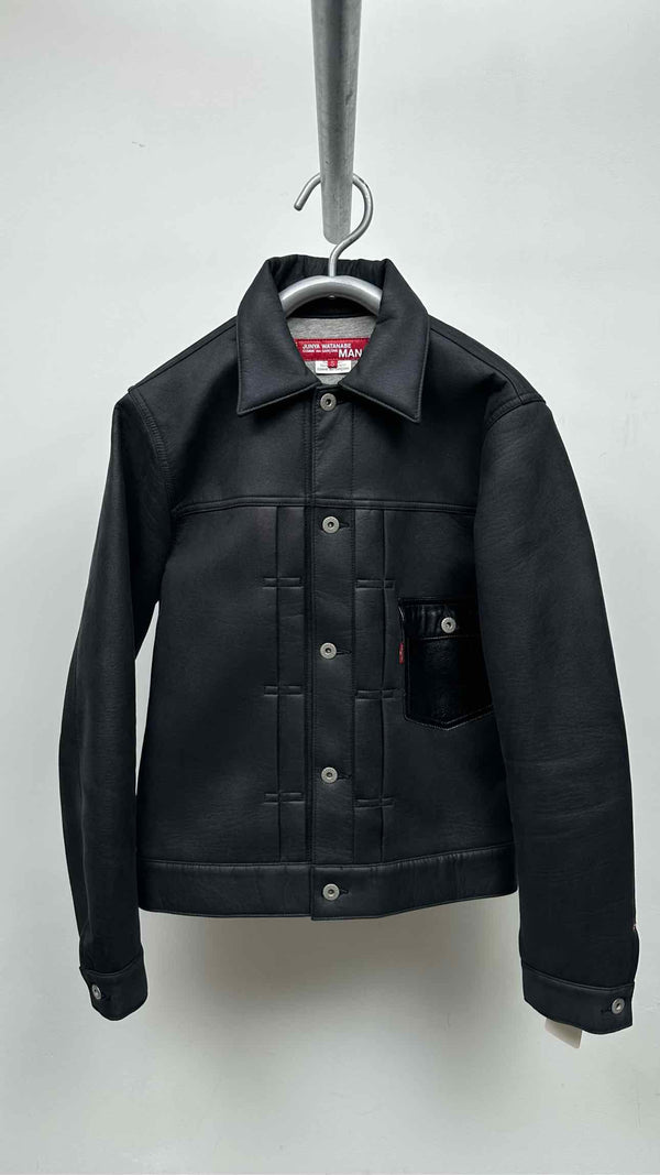 Junya Watanabe MAN X Levi's Faux-leather Neoprene Trucker Jacket