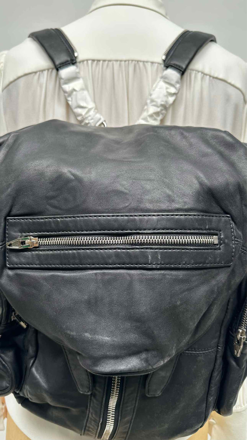 Alexander Wang Zip-detailed Leather Multi-way Backpack
